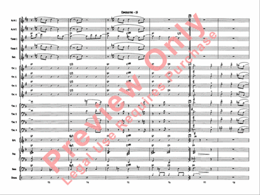 Sonny's Place Jazz Ensemble scores gallery preview page 16