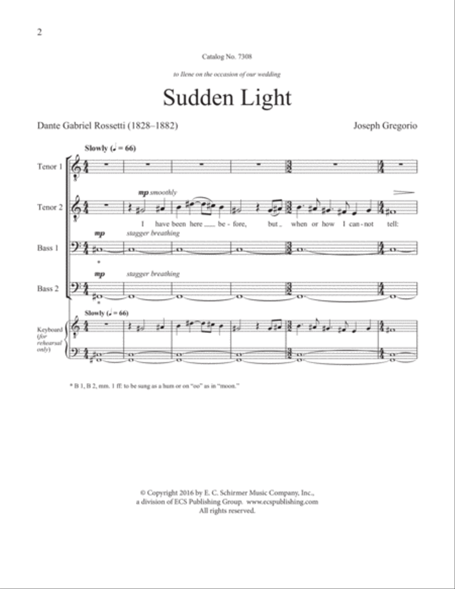 Sudden Light TTBB scores gallery preview page 2