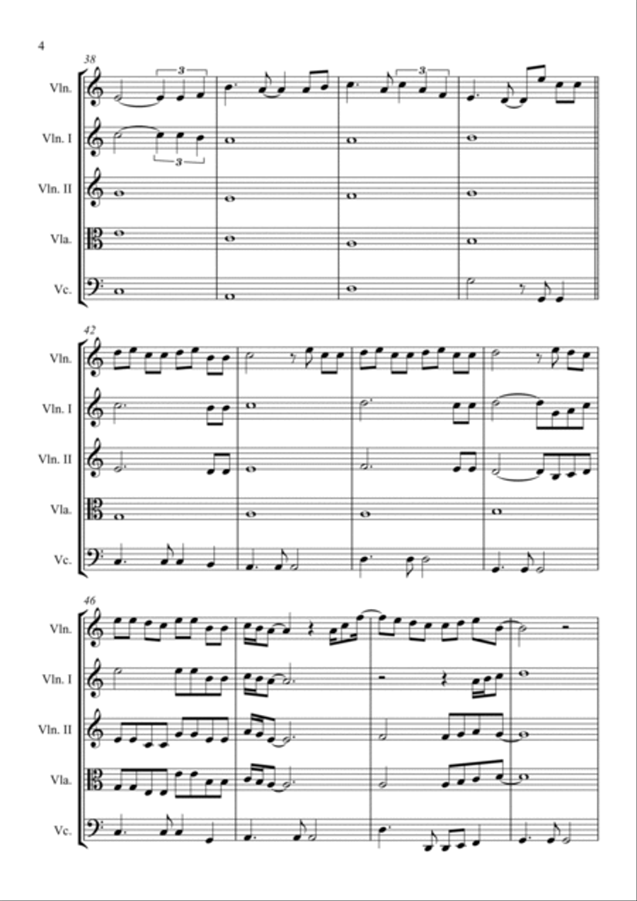 At My Worst At My Worst String Quintet scores gallery preview page 4