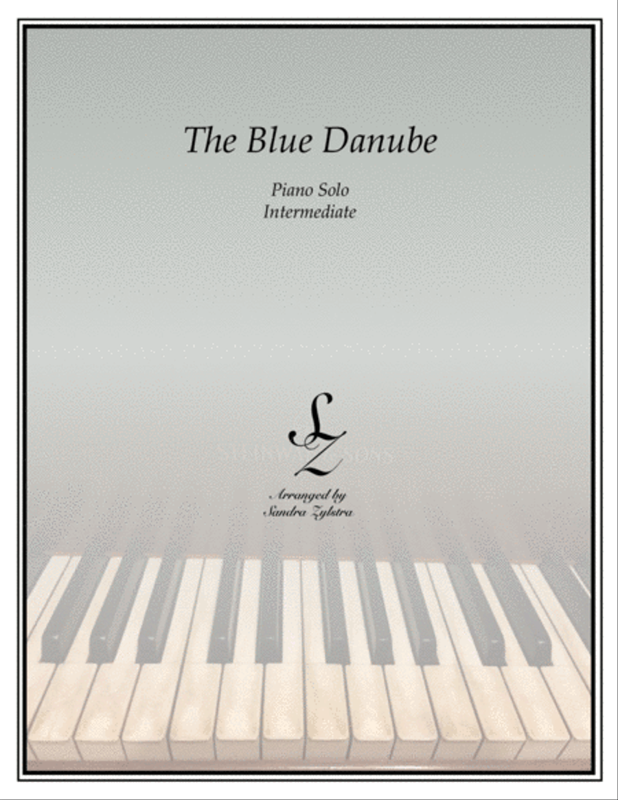 The Blue Danube (intermediate piano solo) Piano Method scores gallery preview page 1