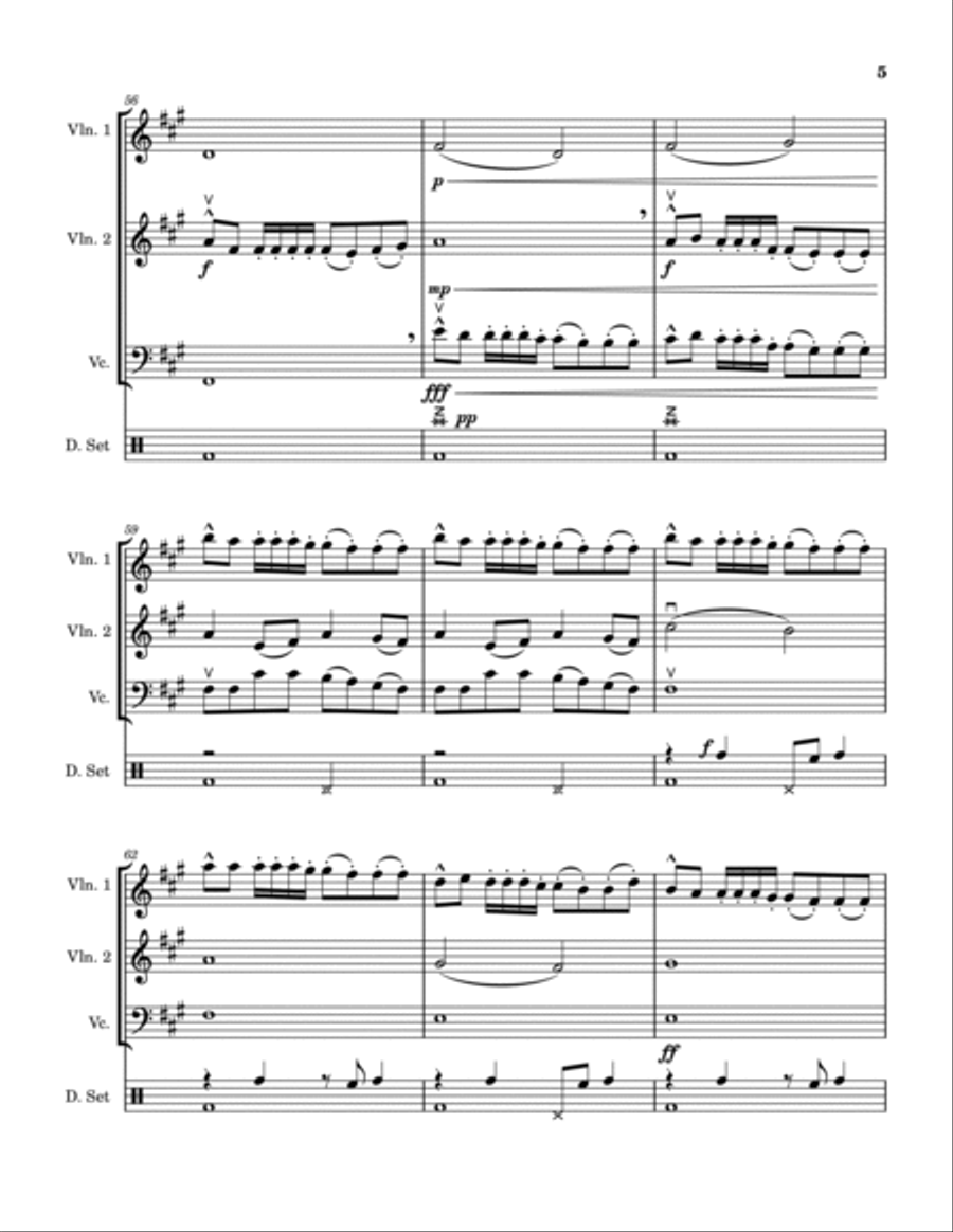 Autumn's Winter Chamber Music scores gallery preview page 5