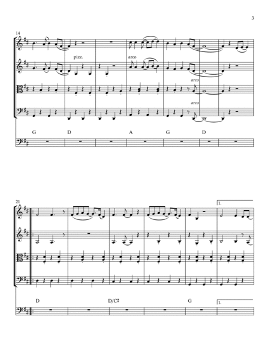 Lovebug String Quintet scores gallery preview page 4