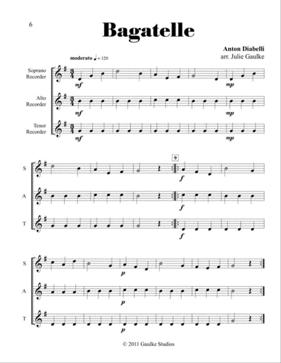 Classical Recorder Collection for Intermediate SAT Recorders SAT scores gallery preview page 6