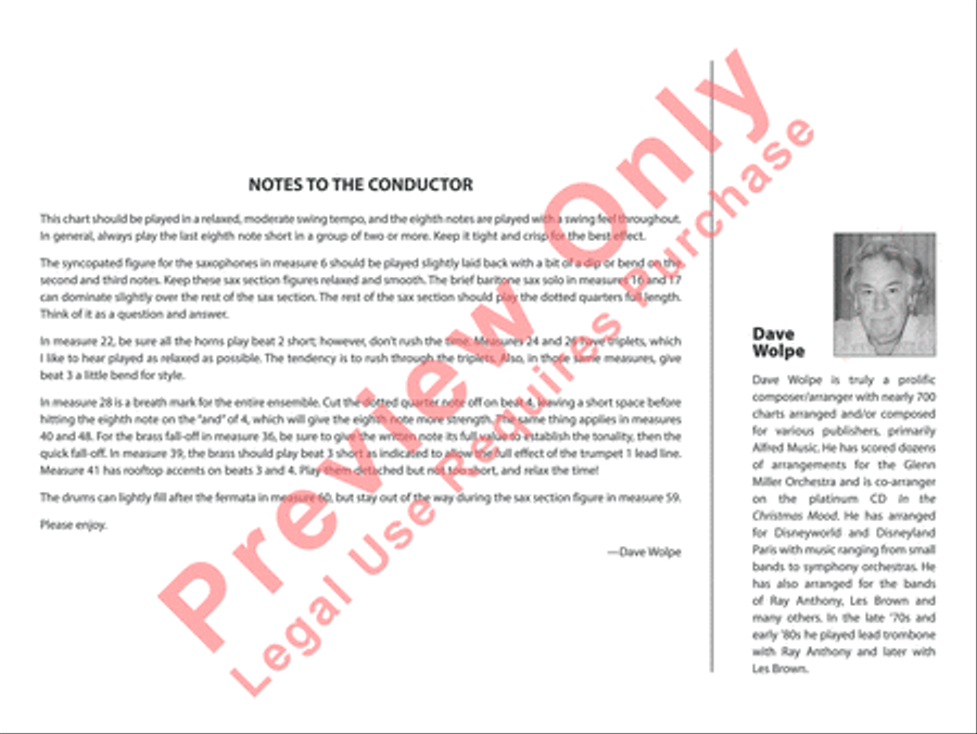 They Can't Take That Away from Me Jazz Ensemble scores gallery preview page 3