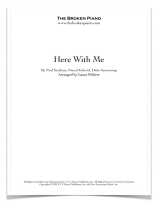 Book cover for Here With Me