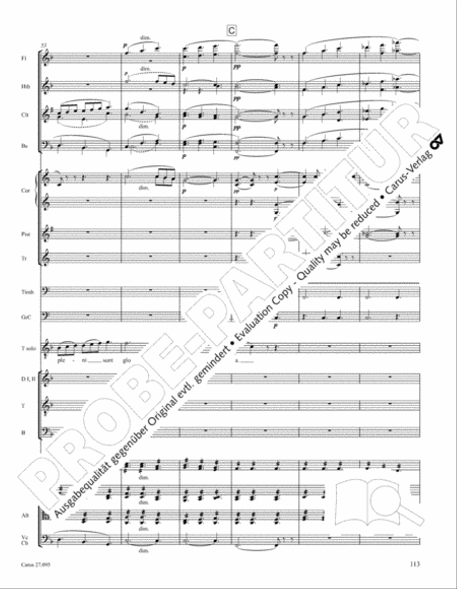Messe solennelle de sainte Cecile STB scores gallery preview page 126