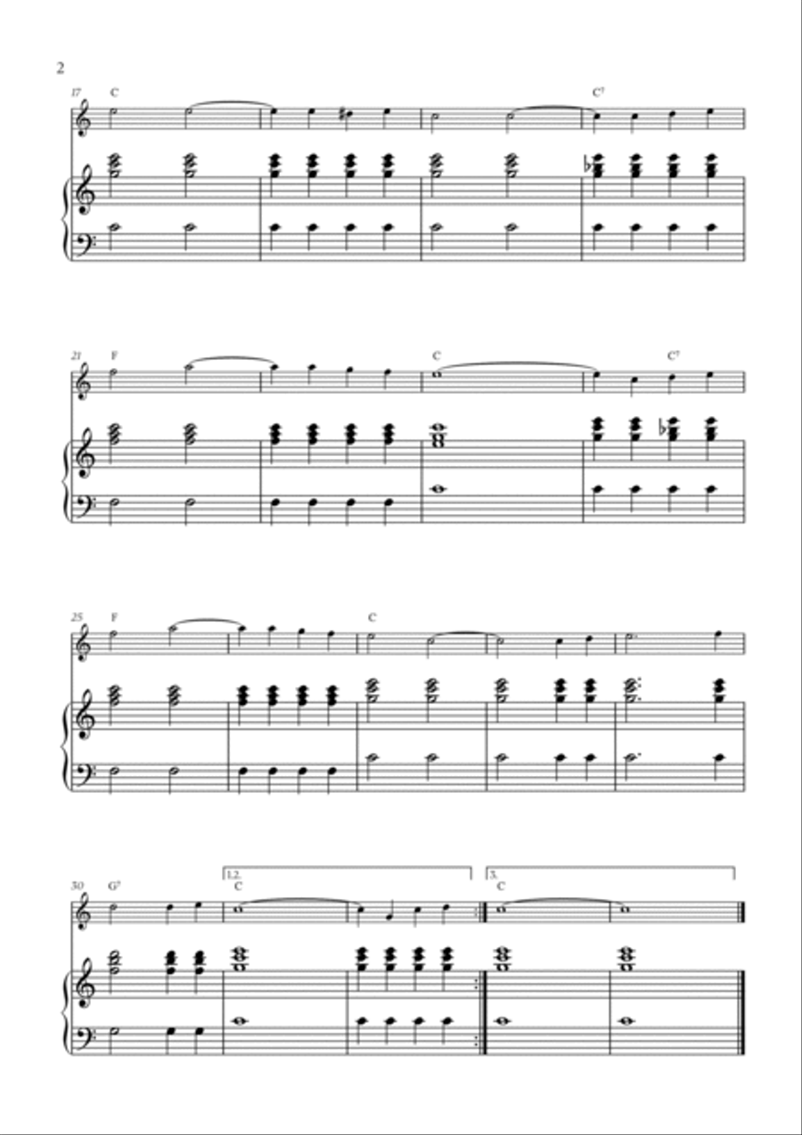 You Are My Sunshine You Are My Sunshine Piano scores gallery preview page 2