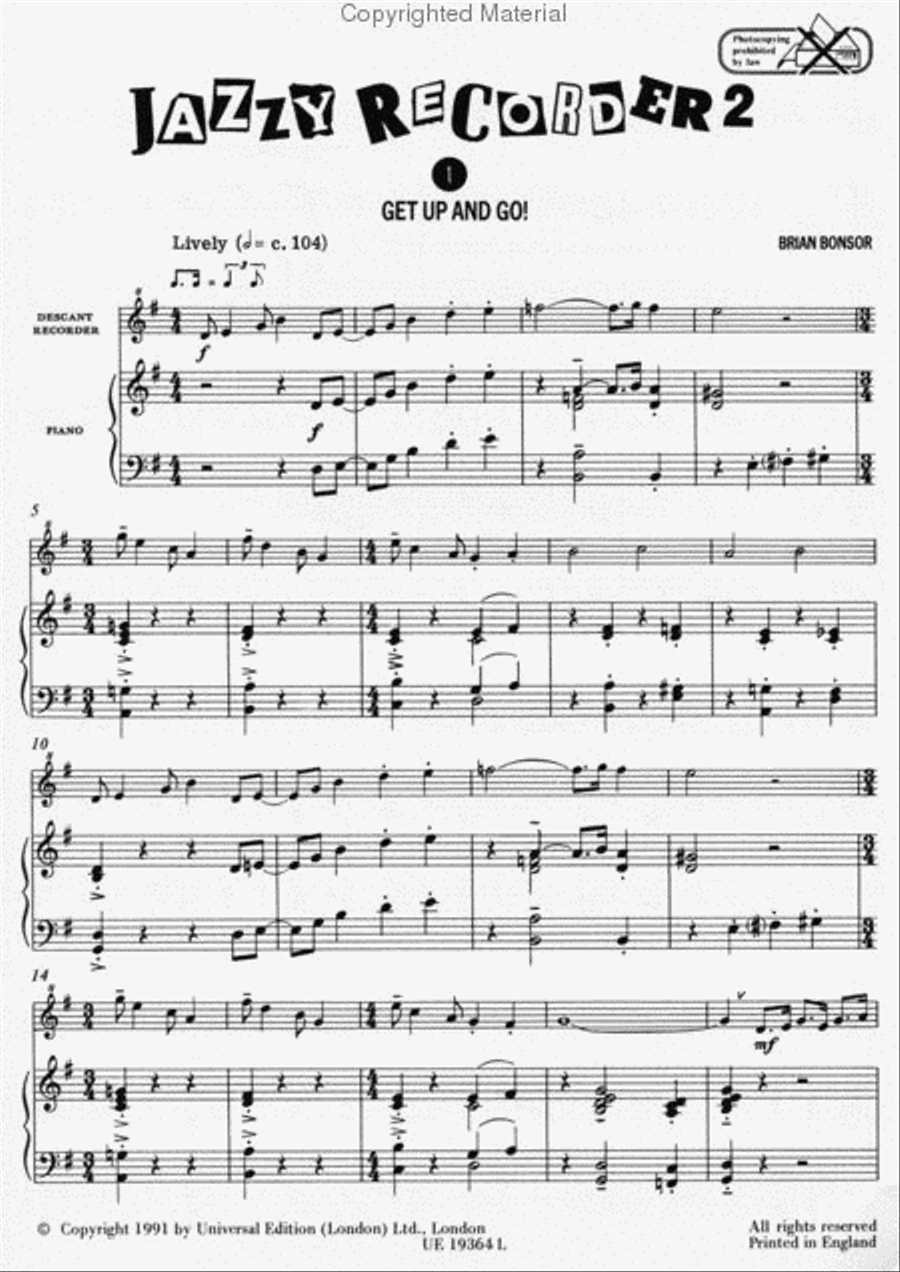 Jazzy Recorder 2 Recorder scores gallery preview page 4
