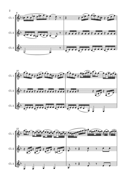 Sonata No. 4 in E flat, K. 282 - I. Adagio, for clarinet trio image number null