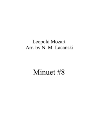 Book cover for Minuet #8