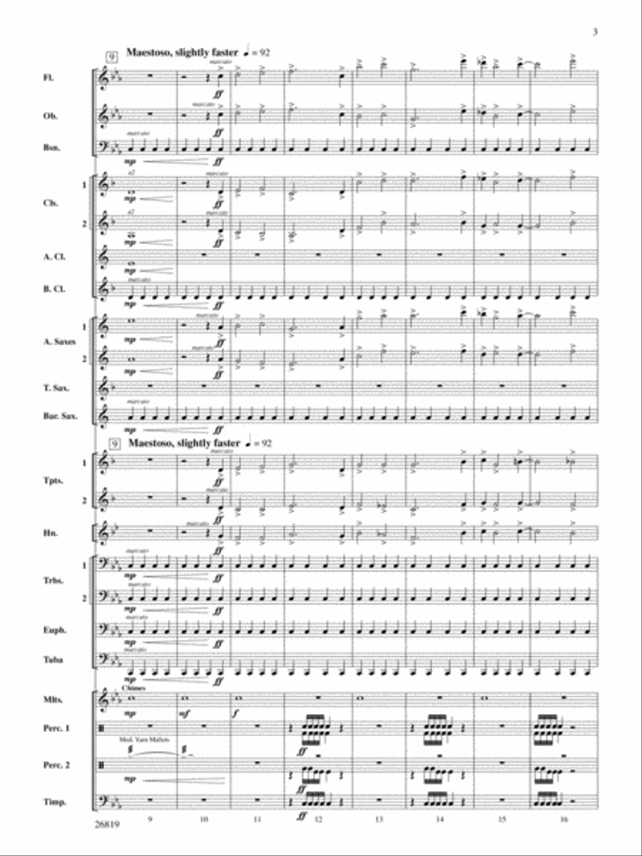 Algorhythms: Score Algorhythms: Score Concert Band scores gallery preview page 3