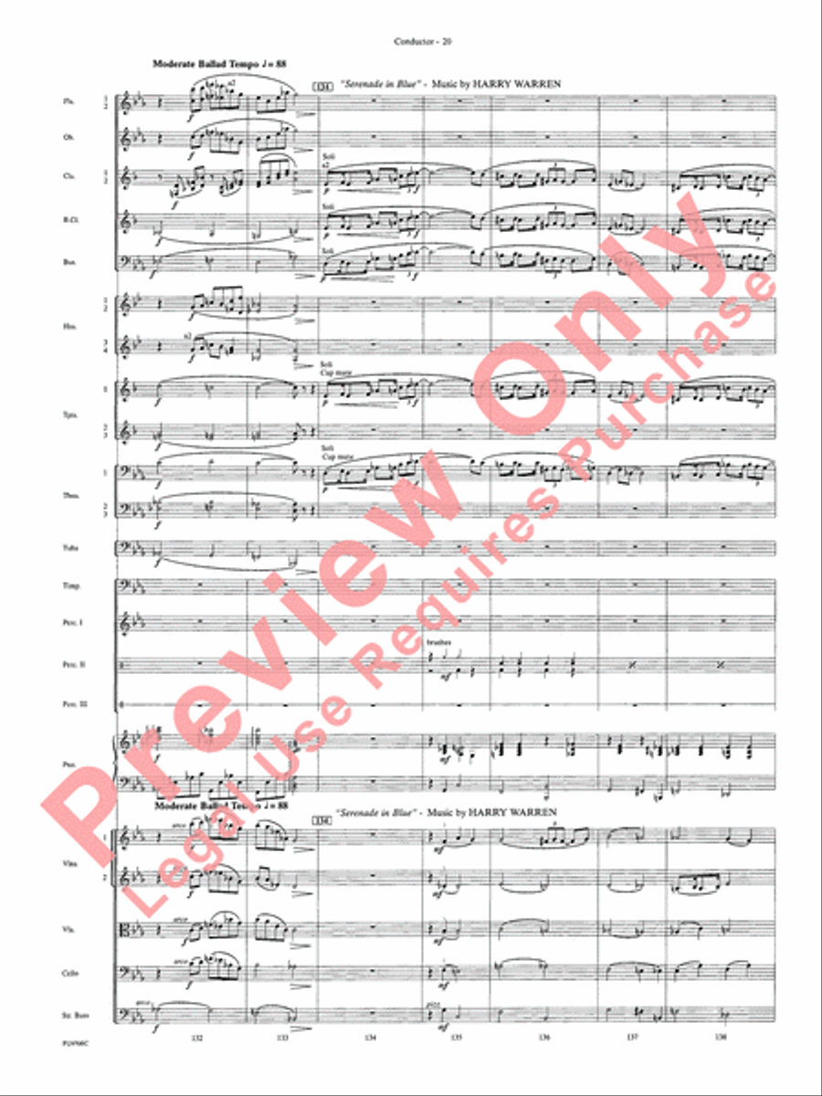 A Salute to the Big Bands Full Orchestra scores gallery preview page 23
