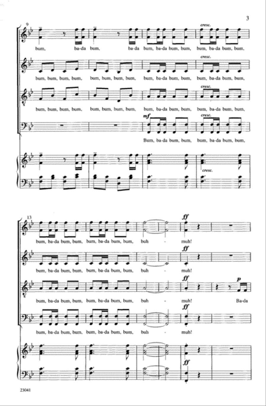 William Tell Overture A Cappella scores gallery preview page 2