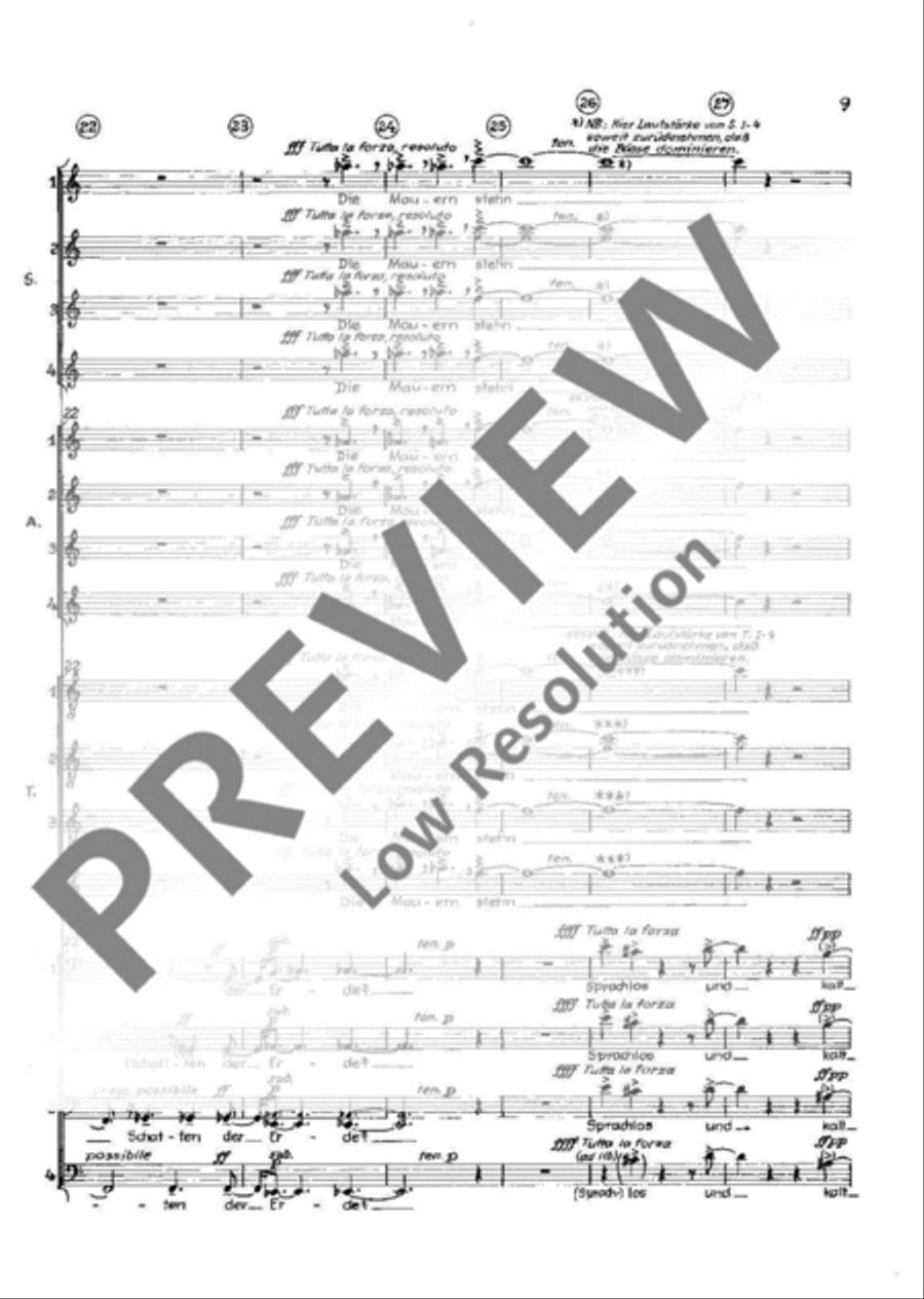 Drei Phantasien 4-Part scores gallery preview page 10