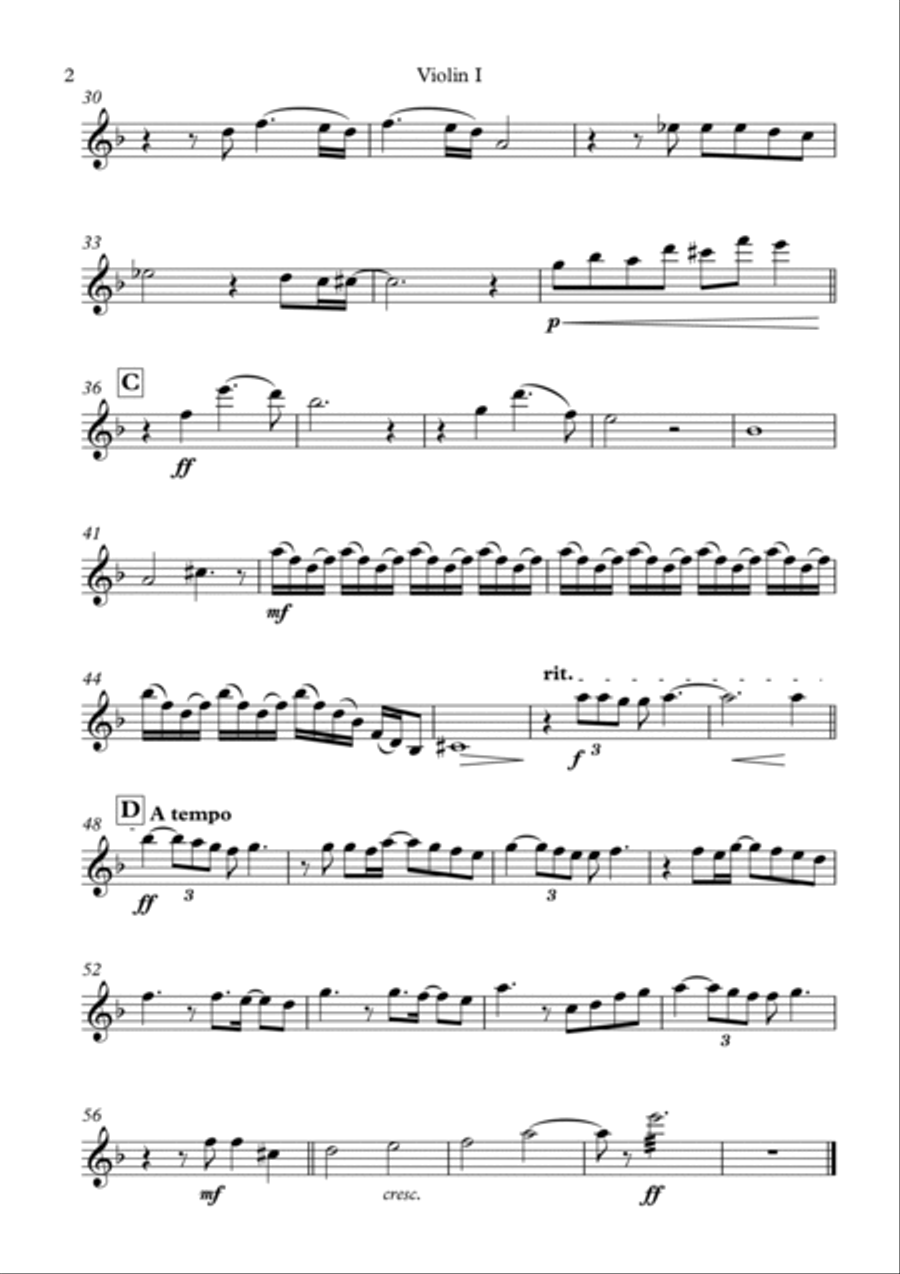 Rise Like A Phoenix Rise Like A Phoenix String Quartet scores gallery preview page 3