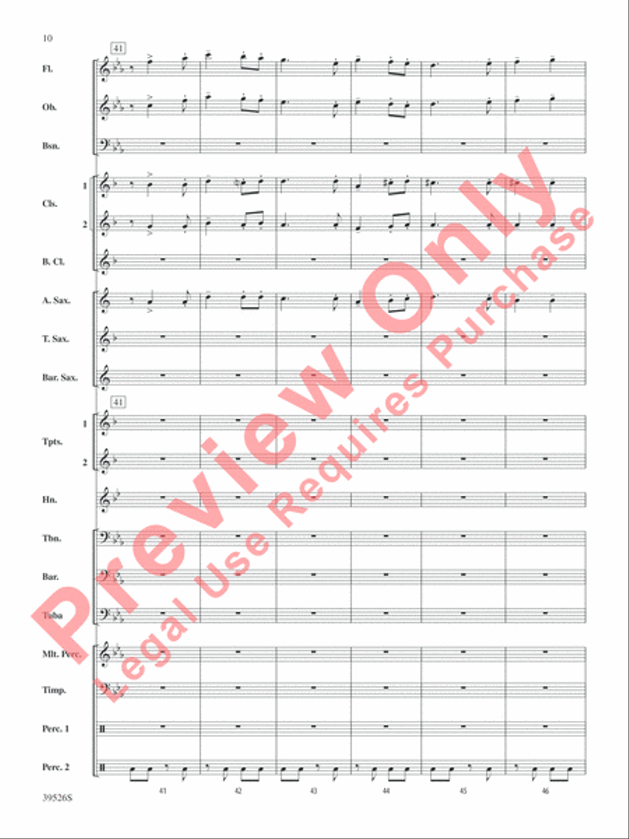 Korobushka Korobushka Concert Band scores gallery preview page 10