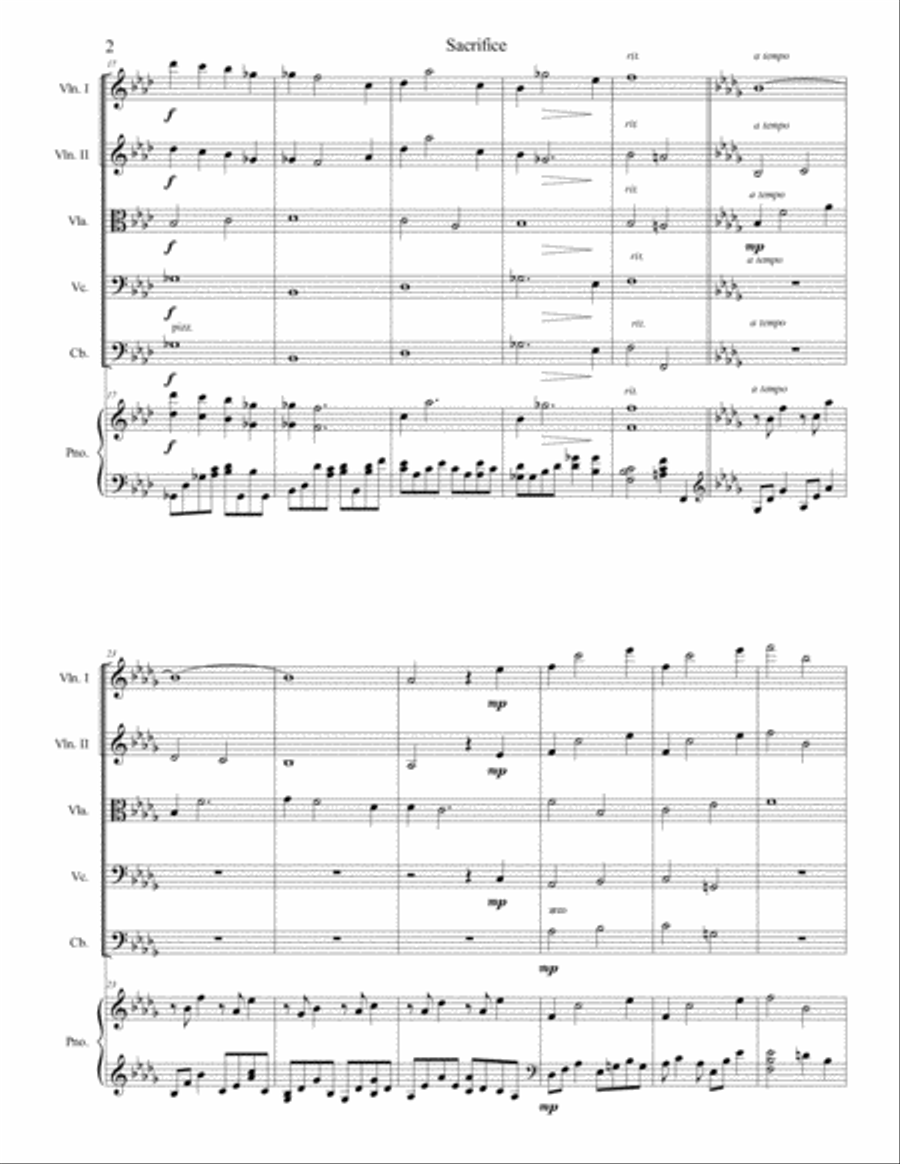 Riley Talks To Buffy String Orchestra scores gallery preview page 3