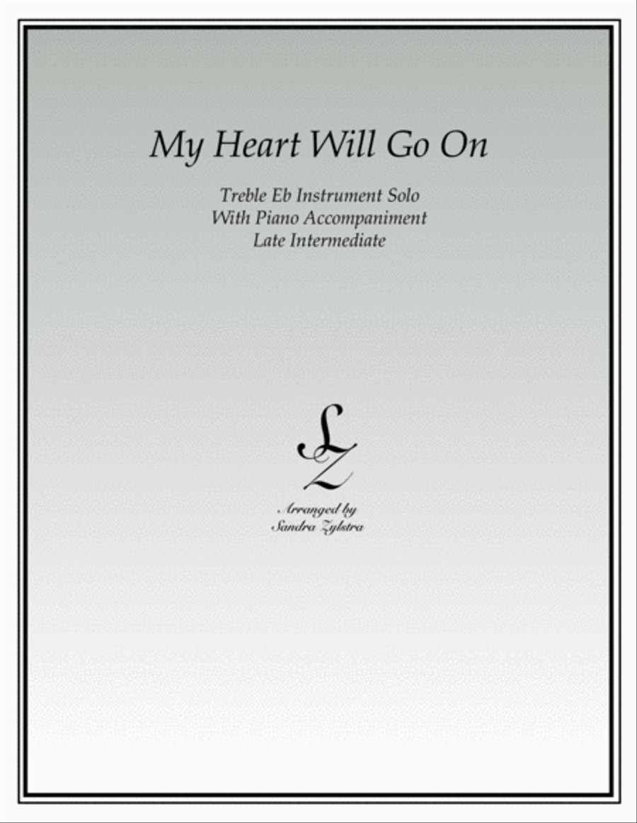 My Heart Will Go On (Love Theme from Titanic) Alto Saxophone scores gallery preview page 1