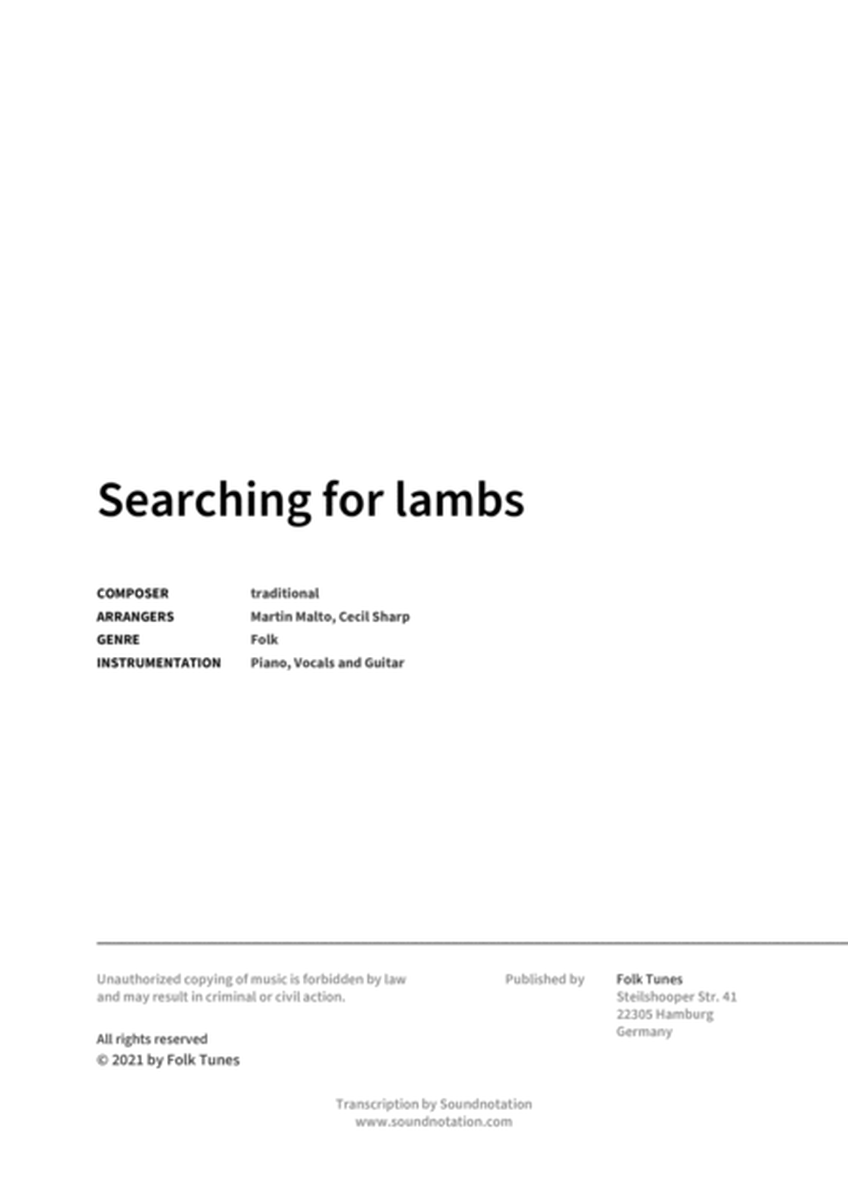 Searching for lambs image number null