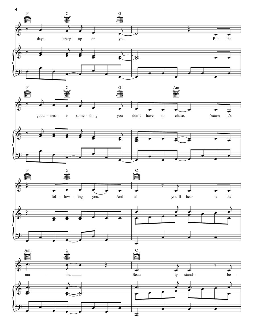 Carousel Piano, Vocal, Guitar scores gallery preview page 4