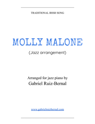 Book cover for MOLLY MALONE (jazz piano arrangement)