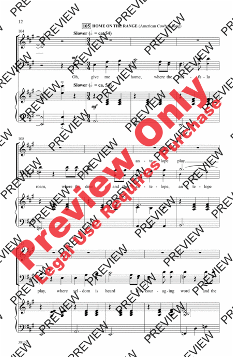 Give Me a Choral Medley! 3-Part scores gallery preview page 12