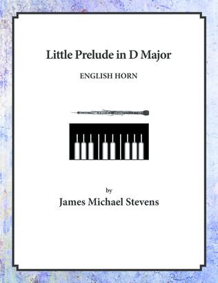 Book cover for Little Prelude in D Major - English Horn & Piano