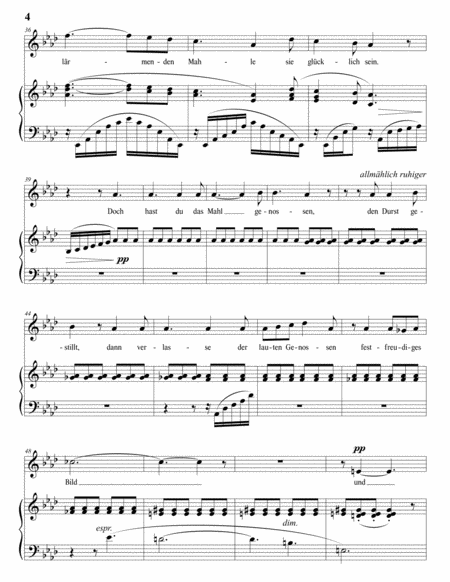 STRAUSS: Heimliche Aufforderung, Op. 27 no. 3 (in 3 medium keys: A-flat, G, G-flat major)