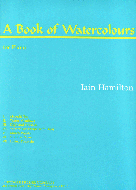 Iain Hamilton : A Book of Watercolours
