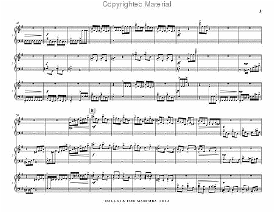 Toccata from 'Le Tombeau de Couperin' Percussion Ensemble scores gallery preview page 4
