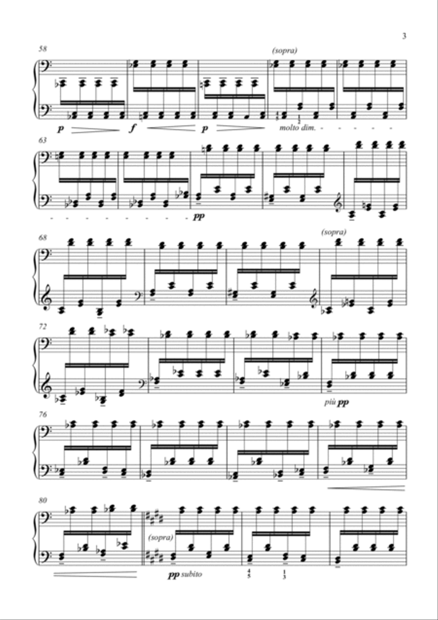 Debussy-Les tierces alternees for piano solo Piano Solo scores gallery preview page 4