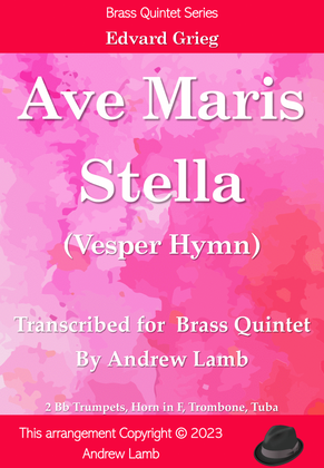 Book cover for Ave Maris Stella (Vespers Hymn)