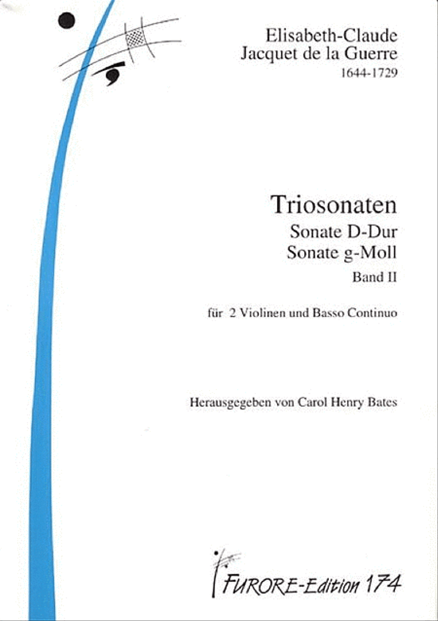 Triosonaten Band 2 Triosonaten Band 2 Violin scores gallery preview page 1