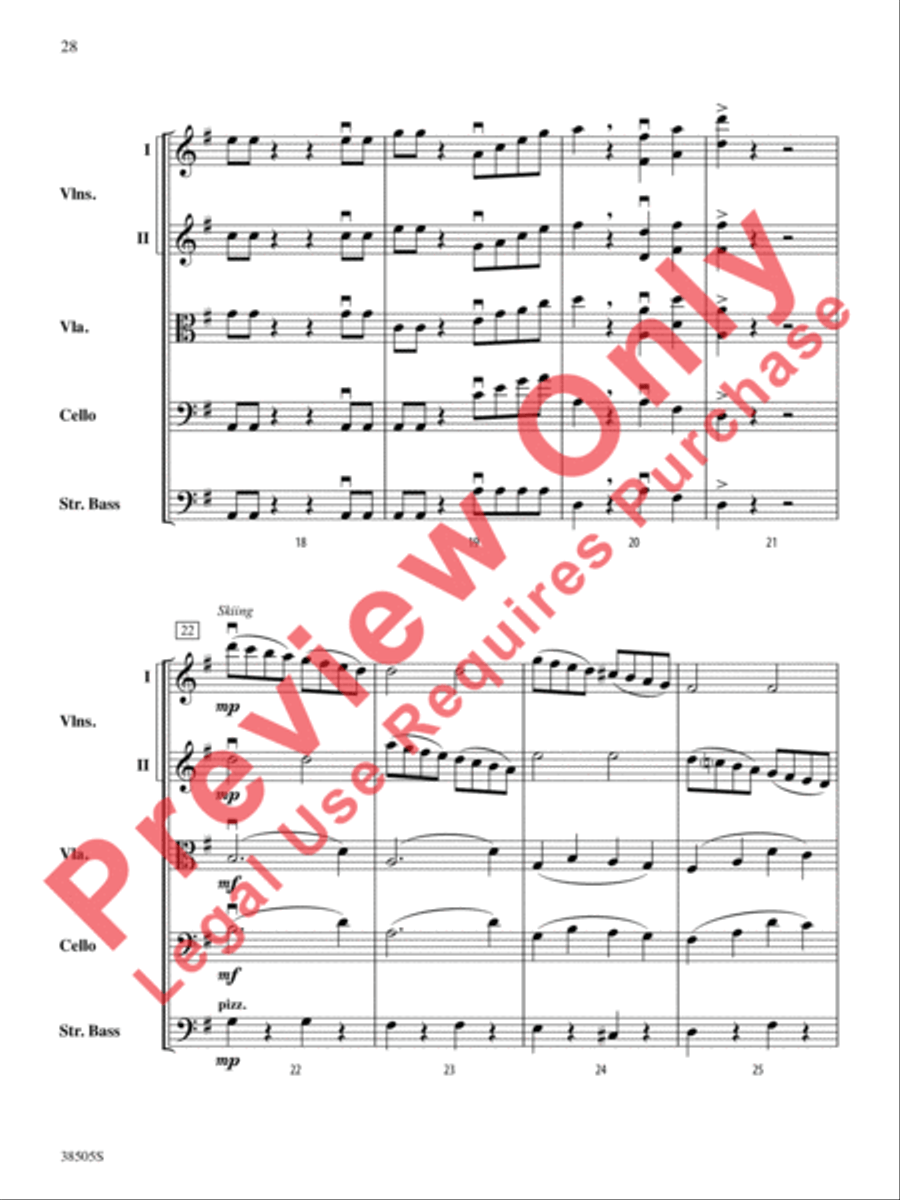 A Wisconsin Tableau String Orchestra scores gallery preview page 29