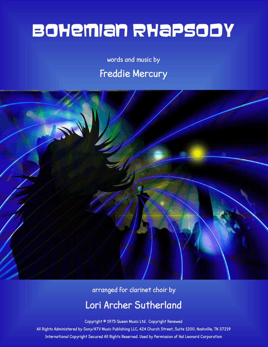 Bohemian Rhapsody Clarinet Choir scores gallery preview page 1