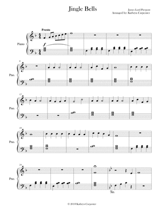 Jingle Bells (Intermediate Piano)