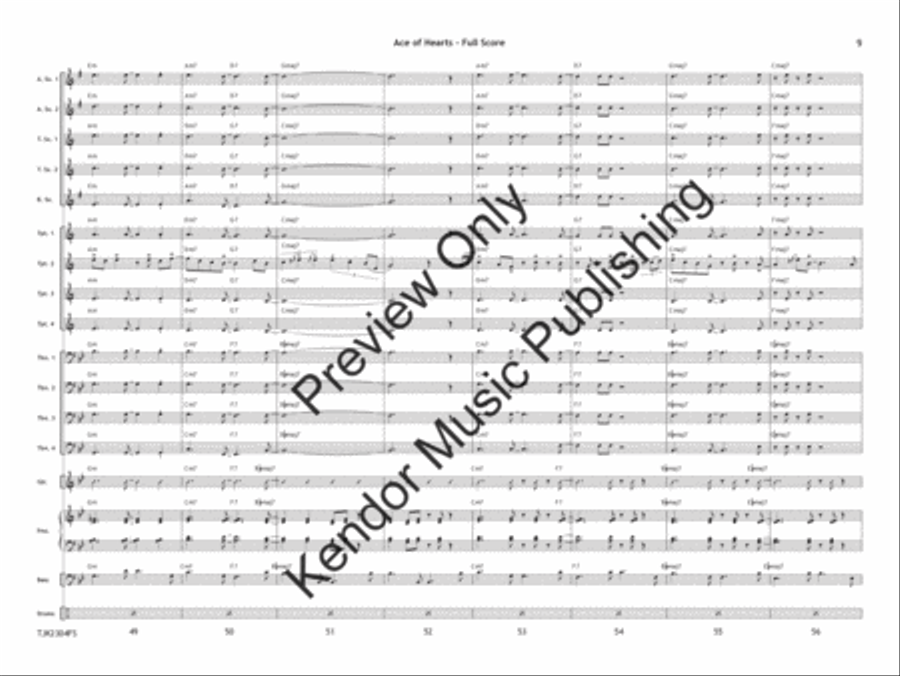 A Long Way to Go (Score) Jazz Ensemble scores gallery preview page 10