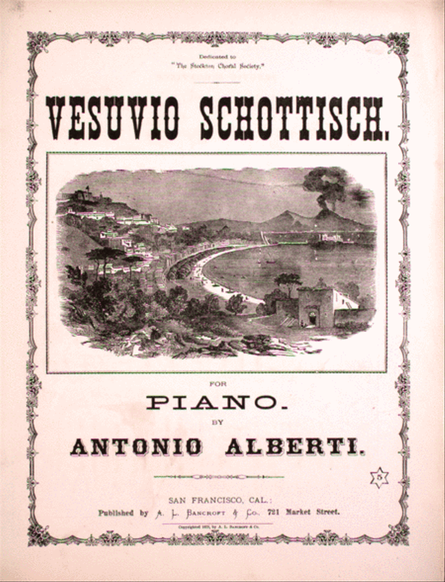 Vesuvio Schottisch for Piano Piano Solo scores gallery preview page 1