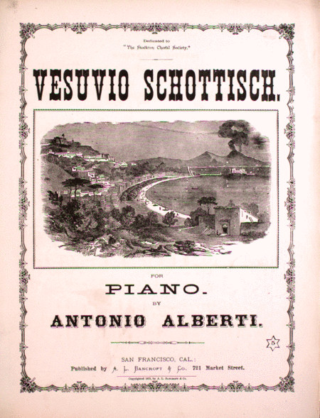 Vesuvio Schottisch for Piano