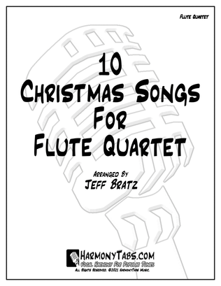 10 Christmas Songs for Flute Quartet
