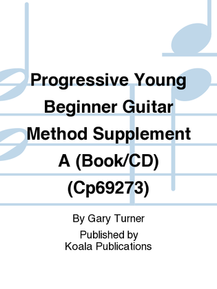 Book cover for Progressive Young Beginner Guitar Method Supplement A (Book/CD) (Cp69273)