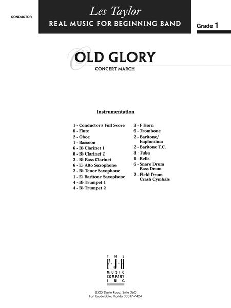 Old Glory: Score