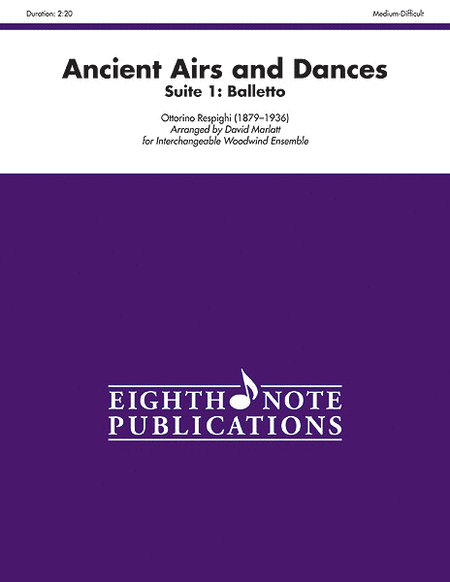 Ancient Airs and Dances, Suite No. 1 (Balletto)