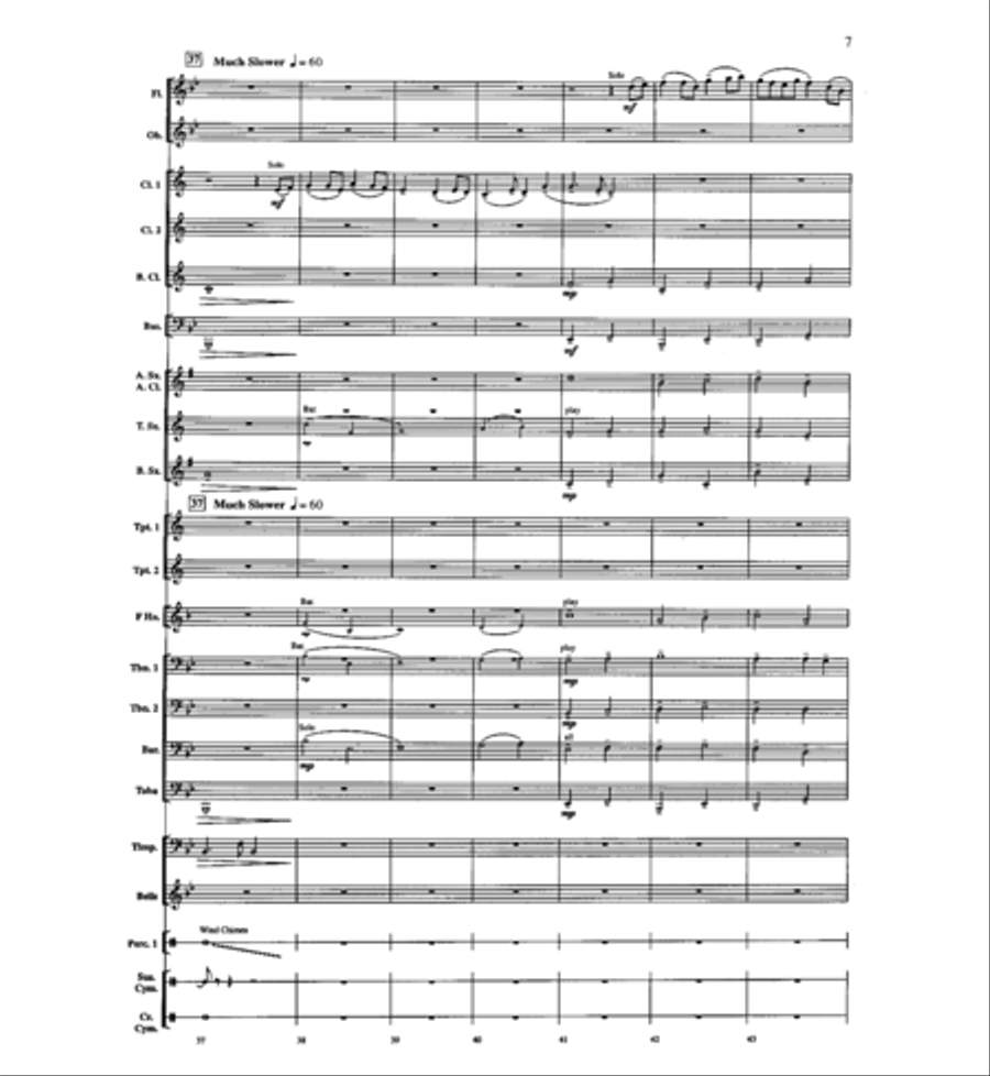 On Freedom's Wings Concert Band scores gallery preview page 8