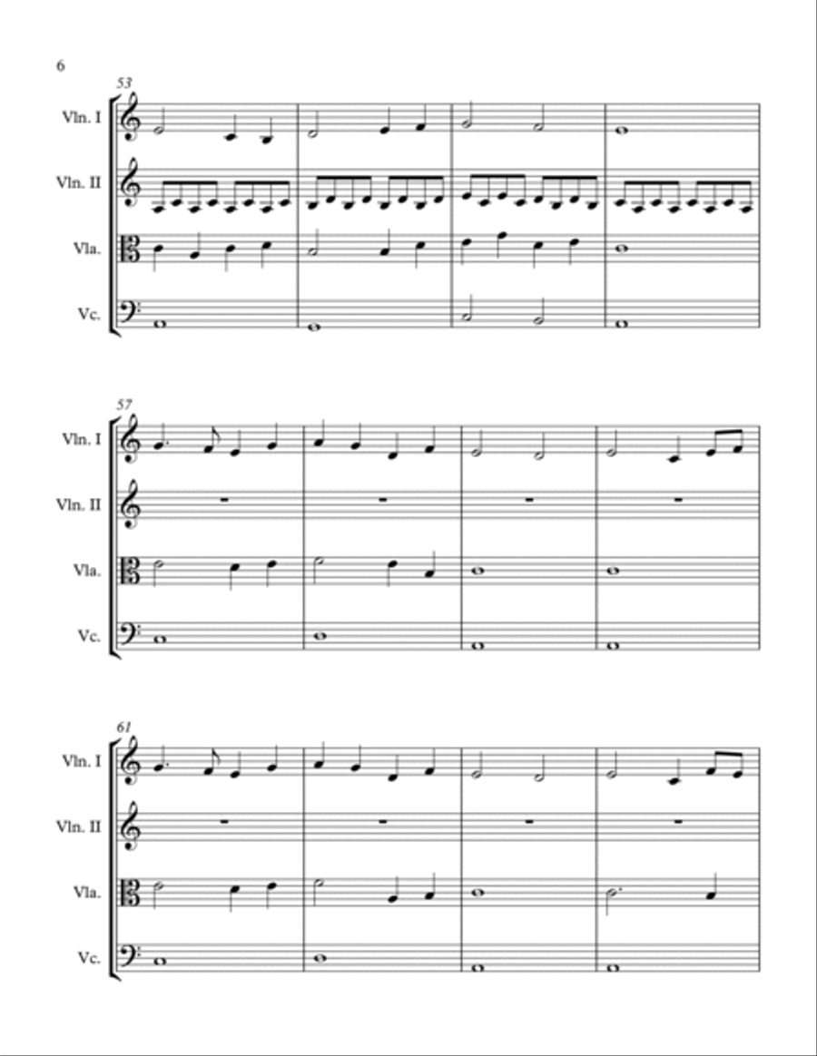 Dreaming Of - String Quartet String Quartet scores gallery preview page 6