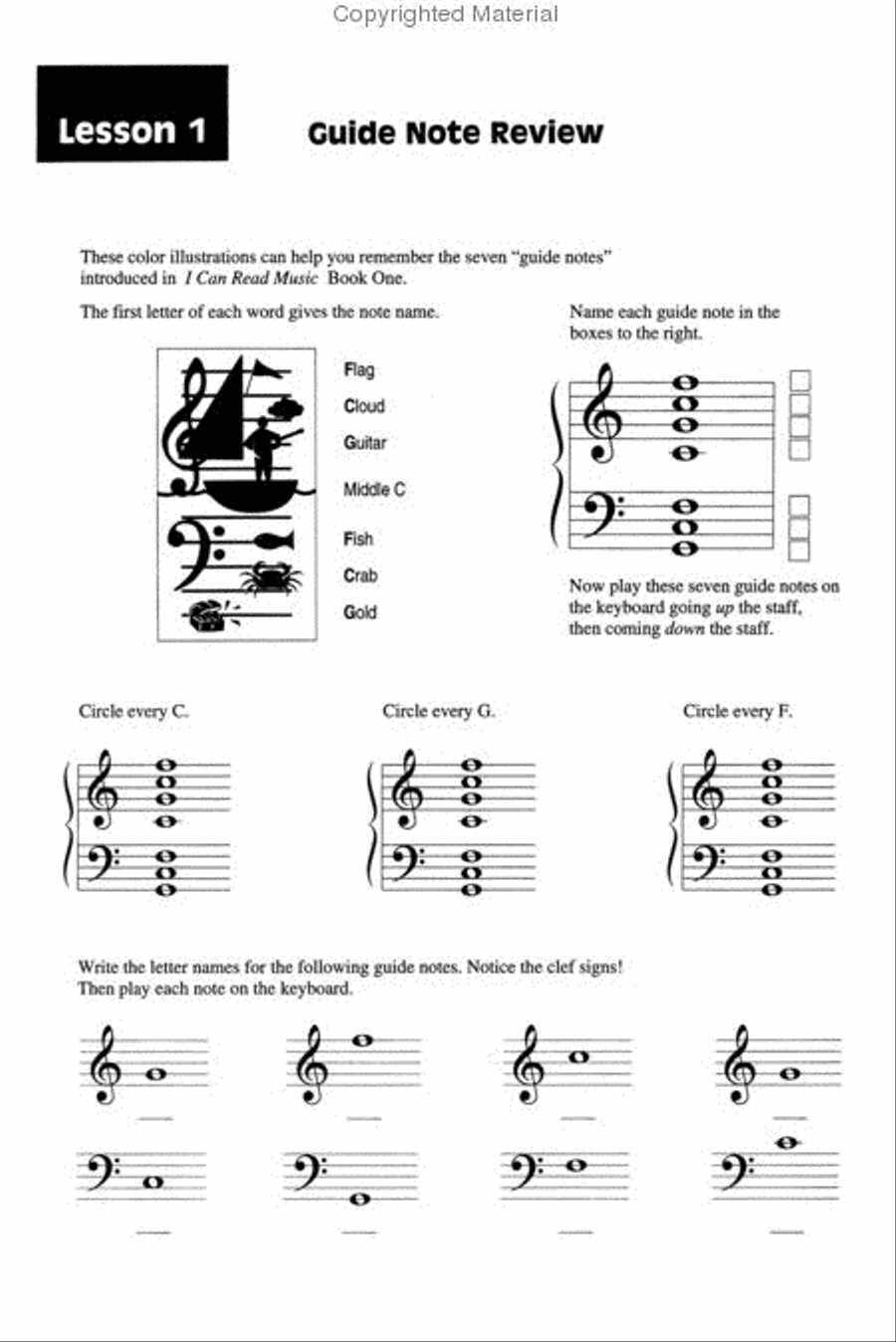 I Can Read Music - Book 2 Piano Method scores gallery preview page 2