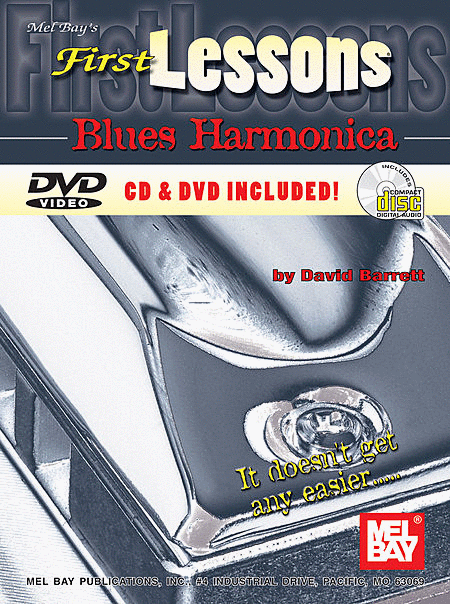 First Lessons Blues Harmonica (Book CD DVD)