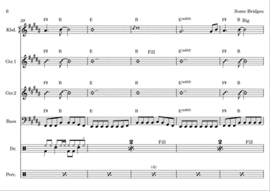 Some Bridges Bass Voice scores gallery preview page 6