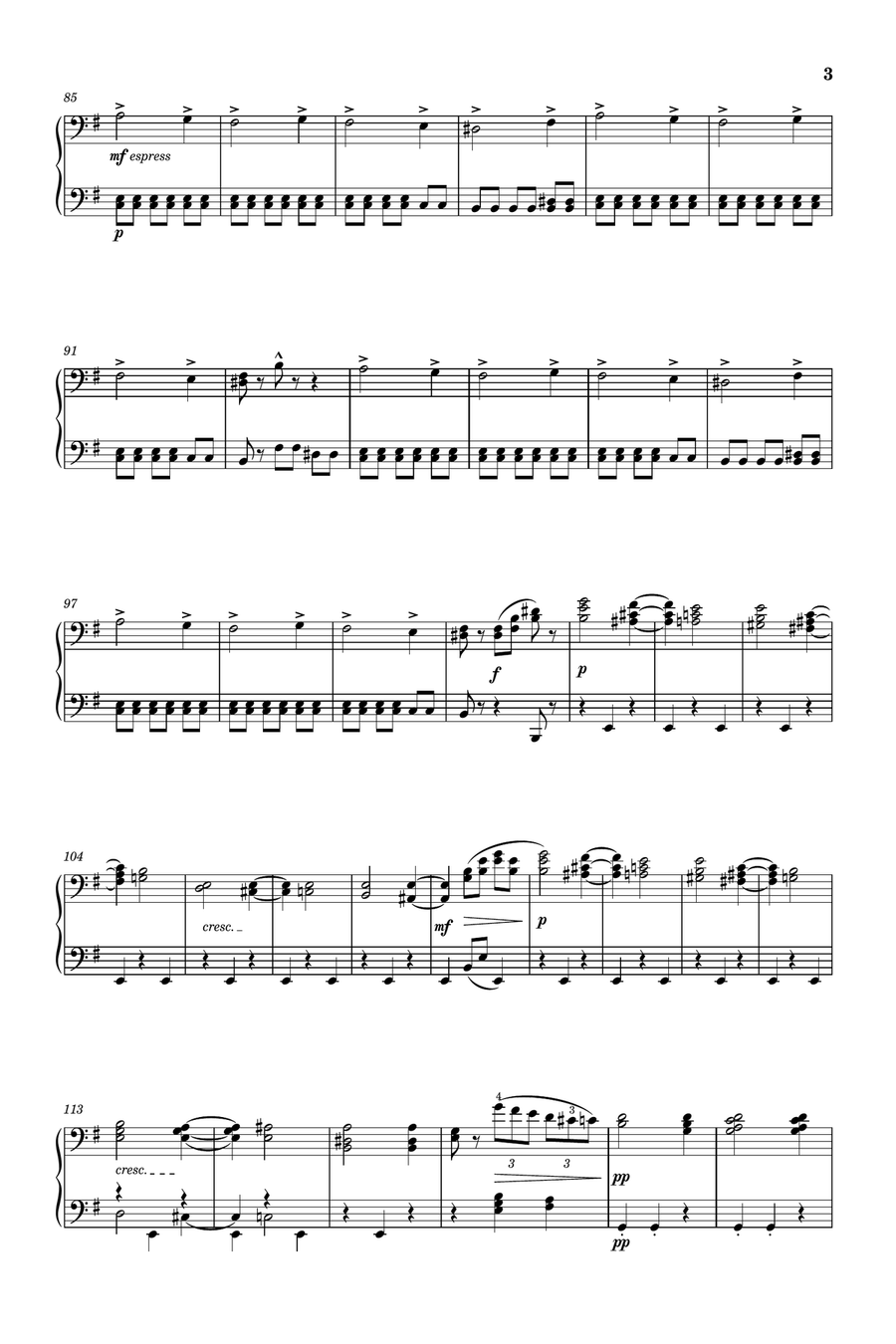 Waltz of the Snowflakes (Nutcracker Ballet Act I) Chamber Music scores gallery preview page 6