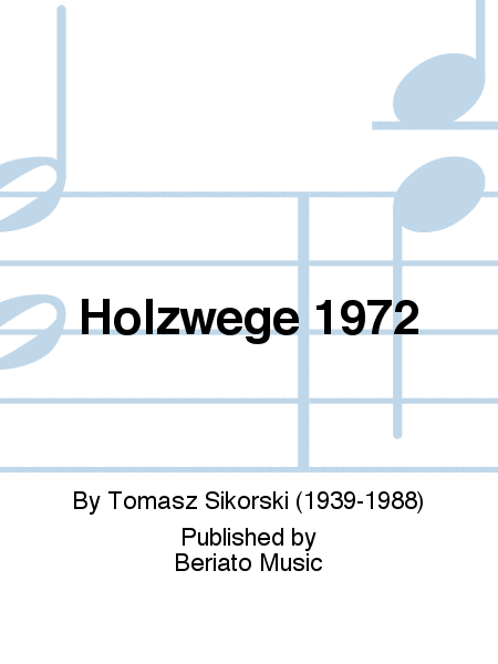 Holzwege 1972